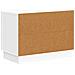 Armadio da Notte con cassetto Bianco Lucido 62 x 34,5 x 44,5 cm - Foto miniatura 6
