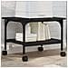 Supporto per Stampante 2 Livelli Nero 50x40x38 cm Multistrato - Foto miniatura 2