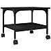 Supporto per Stampante 2 Livelli Nero 50x40x38 cm Multistrato - Foto miniatura 9