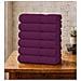 Set 6 Asciugamani Viso 55x100 cm - Eleganza e Comfort per il Tuo Bagno - Dark Purple (Prugna) - Foto miniatura 1