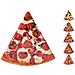 Set 6 Piatti Pizza Melamina Triang Ass Cm22x22 Stoviglie - Foto miniatura 1