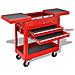 Carrello Portautensili Da Officina Con 2 Cassetti Rosso - Foto miniatura 1