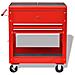 Carrello Portautensili Da Officina Con 2 Cassetti Rosso - Foto miniatura 3