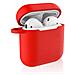 Aircase Custodia in Silicone per Auricolari AirPods Colore Rosso - Foto miniatura 2