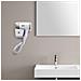 Asciugacapelli Parete Muro Hotel Phon Asciuga Capelli Bagno 1300w 2 Ingressi Usb - Foto miniatura 2