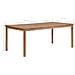 Tavolo Da Pranzo Per Esterni 200x100x77 Cm Massello Di Teak - Foto miniatura 6
