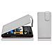 Custodia Compatibile Con Htc Desire 600 In Magnesio Bianco - Coperchio Protettivo In Design Flip Realizzato In Similpelle Testurizzata - Foto miniatura 1