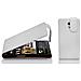 Custodia Compatibile Con Htc Desire 600 In Magnesio Bianco - Coperchio Protettivo In Design Flip Realizzato In Similpelle Testurizzata - Foto miniatura 4