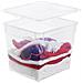 Contenitore Clear Box In Ppl Impilabile Trasparente - 31 L. F707807 - Foto miniatura 1