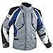 Giacca Offroad Enduro Moto Turismo Impermeabile Tessuto Protezioni Blu Xxl - Foto miniatura 4