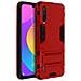 Cover Xiaomi Mi 9 Lite Antiurto Protezione Ibrida Supporto Video Rosso - Foto miniatura 2