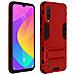 Cover Xiaomi Mi 9 Lite Antiurto Protezione Ibrida Supporto Video Rosso - Foto miniatura 1