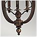 Lampada Da Soffitto A 4 Luci Bronzo Antico, E14 - Foto miniatura 3
