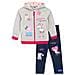 Ragazze Unicorn Con Cappuccio Leggings Set Multicolore Et 12 A 18 Mesi - Foto miniatura 1