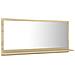 Specchio da Bagno Rovere Sonoma 90x10,5x37 cm Legno Multistrato - Foto miniatura 5