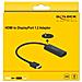 Delock Adattatore Hdmi-a Maschio A Displayport Femmina 4k 60 Hz - Foto miniatura 2