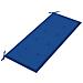 Cuscino per Panca da Giardino Royal Blu 120x50x3 cm in Tessuto - Foto miniatura 3