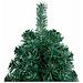 Set Albero Natale Artificiale a Metà LED e Palline Verde 180 cm - Foto miniatura 5