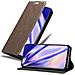 Custodia Compatibile Con Oneplus 7 In Bruno Caffè - Coperchio Protettiva Con Chiusura Magnetica, Funzione Stand E Tasca Per Le Carte - Foto miniatura 1