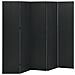 Paravento A 5 Pannelli 2 Pz Nero 200x180 Cm In Acciaio - Foto miniatura 2