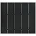 Paravento A 5 Pannelli 2 Pz Nero 200x180 Cm In Acciaio - Foto miniatura 6