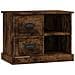 Comodino Rovere Fumo 60x35,5x45 Cm - Foto miniatura 2
