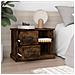 Comodino Rovere Fumo 60x35,5x45 Cm - Foto miniatura 3