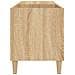 Mobile Porta Dischi Rovere Sonoma 84,5x38x48 Legno Multistrato - Foto miniatura 5
