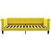 Letto Da Giorno Giallo 100x200 Cm In Velluto - Foto miniatura 2