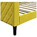 Letto Da Giorno Giallo 100x200 Cm In Velluto - Foto miniatura 5
