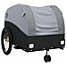 Rimorchio Da Bici Nero E Grigio 45 Kg In Ferro - Foto miniatura 3