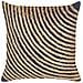 Set Di 2 Cuscini Bergenia Iuta 45 X 45 Cm Nero A Strisce - Foto miniatura 4