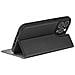 Custodia Per Iphone 14 Pro Max Modello Oslo In Pelle Con Portacarte, Nero - Foto miniatura 3