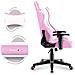 Ranger 6.0 Sedia per gaming universale Seduta a dondolo (culla) Rosa - Foto miniatura 8