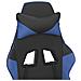 Sedia da Gaming Massaggiante Nero e Blu in Similpelle - Foto miniatura 7