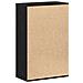 Libreria Rovere Nero 50x25x80 cm in Legno Multistrato - Foto miniatura 2