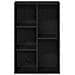 Libreria Rovere Nero 50x25x80 cm in Legno Multistrato - Foto miniatura 5