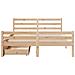 Letto senza Materasso 120x200 cm in Legno Massello di Pino - Foto miniatura 6