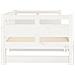 Lusso Casadino -  Dormeuse Estraibile Bianca Legno Massello Di Pino 2x(90x200) Cm - Foto miniatura 7