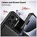Custodia Per Cellulare Nera Compatibile Con Iphone 16 Con Supporto E Protezione Antiurto   Iphone 16 - Foto miniatura 5