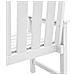 Sedie da Pranzo da Giardino 2 pz Bianche HDPE - Foto miniatura 8