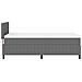 Letto con rete a doghe con materasso grigio chiaro 80x200 cm tessuto a coste - Foto miniatura 9