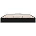 Struttura Letto Pouf senza Materasso Nero 160x200 cm in Velluto - Foto miniatura 7