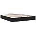 Struttura Letto Pouf senza Materasso Nero 160x200 cm in Velluto - Foto miniatura 9