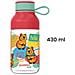 Borracca Per Bambini 430ml Modello Ice Kids Motivo Happy Con Cinghia, Rosso - Foto miniatura 5