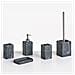 Set Da 5 Accessori Per Il Bagno Vilcanota Marmo Nero - Foto miniatura 2