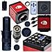 Set Microscopico Draco Red Pro 2 In 1 - Fotocamera 2mp Hdmi /vga + Obiettivo 180x | Alta Qualità Immagine, Precisione, Versatilità - Foto miniatura 1