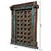 Porta In Legno Marrone 155x37x226h Cm - Foto miniatura 4