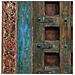 Porta In Legno Marrone 155x37x226h Cm - Foto miniatura 7