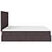 Struttura Letto Pouf con Materassi 160x200 cm in Tessuto - Foto miniatura 8